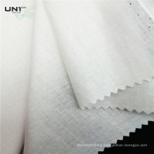 100% Cotton Shrink-resistant Shirt Interlining Fabric Fusible Interlining for Garment
